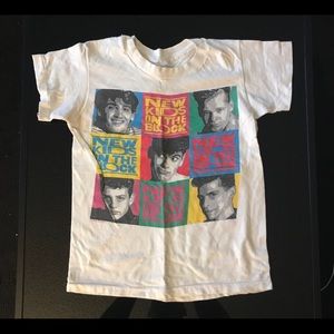 New kids on the block kids medium shirt tee